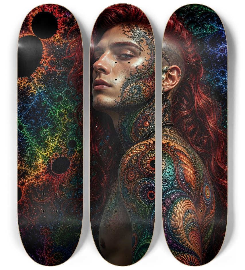 Psychedelic Gay Fractal Man #66