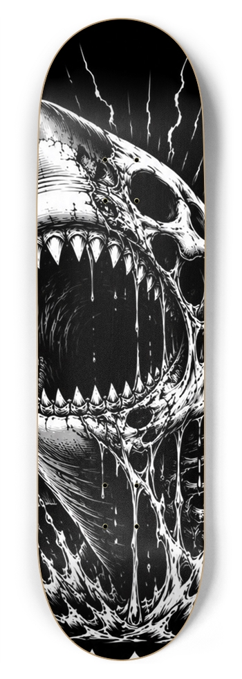 Black Wall Custom Skateboard 8-3/4 Inch Skateboard
