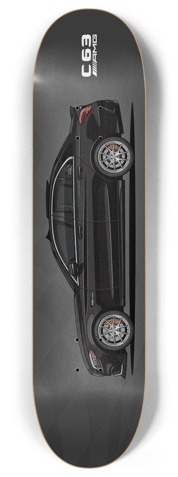 Black w205 c63 8 Inch Skateboard Deck