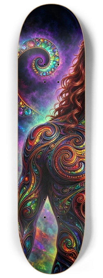 Gay Fractal Man #78 #1 8-1/4 Skateboard Deck