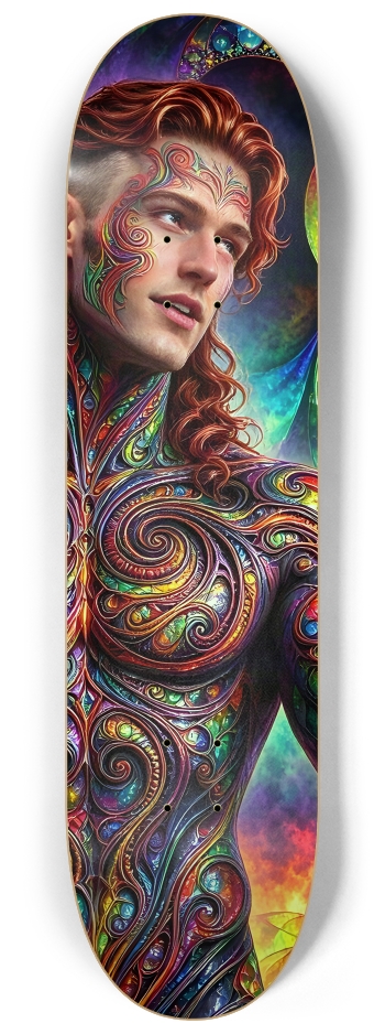Gay Fractal Man #78 #2 8-1/4 Skateboard Deck