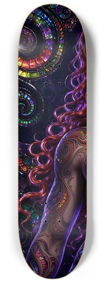 Gay Fractal Man #83 #1 8-1/4 Skateboard Deck