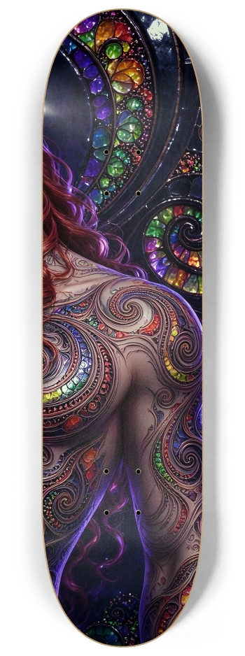 Gay Fractal Man #83 #3 8-1/4 Skateboard Deck