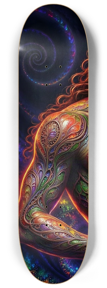 Gay Fractal Man #77 #1 8-1/4 Skateboard Deck