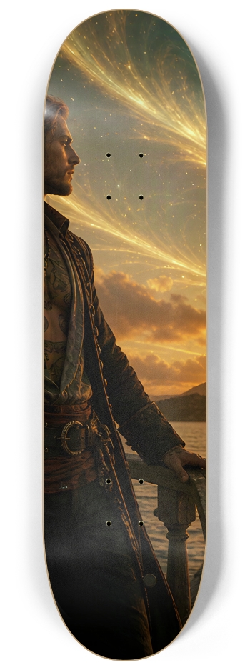 Gay Pirate Captain #1 #2 8-1/4 Skateboard Deck