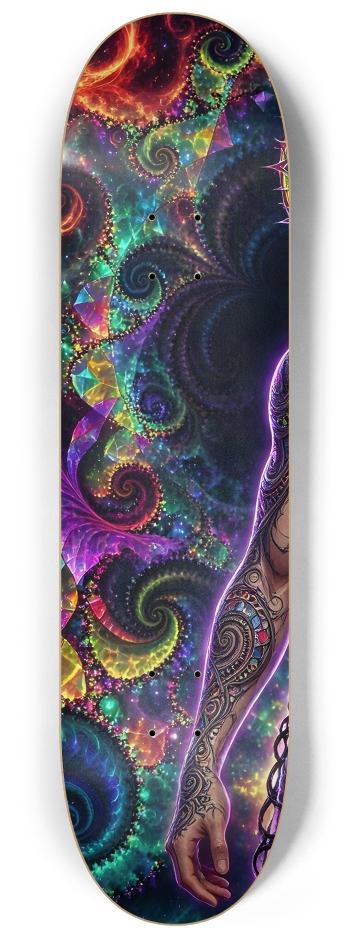 Gay Fractal Man #76 #1 8-1/4 Skateboard Deck