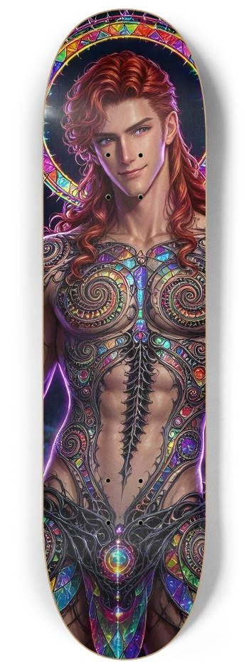 Gay Fractal Man #76 #2 8-1/4 Skateboard Deck