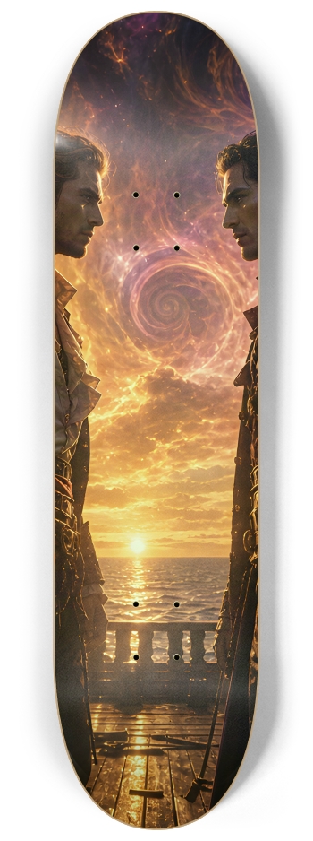 Gay Pirate Captains #2 #2 8-1/4 Skateboard Deck