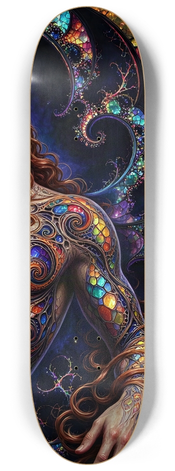 Gay Fractal Man #84 #3 8-1/4 Skateboard Deck