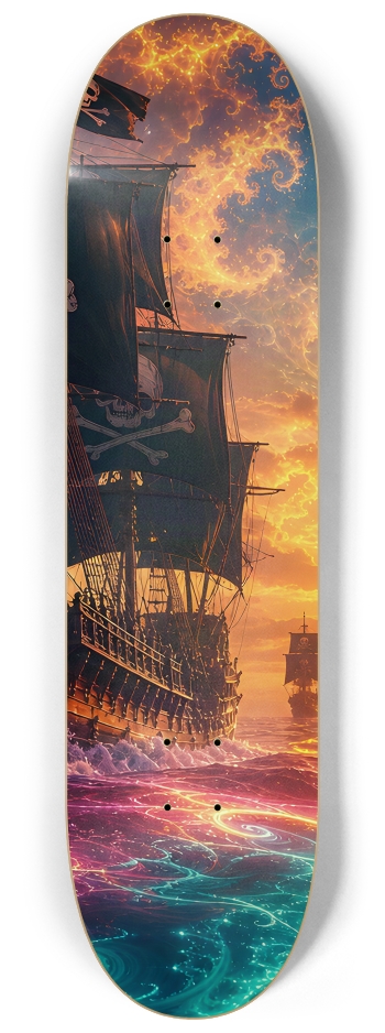 Pirate Ships on Fractal Sea #1 #2