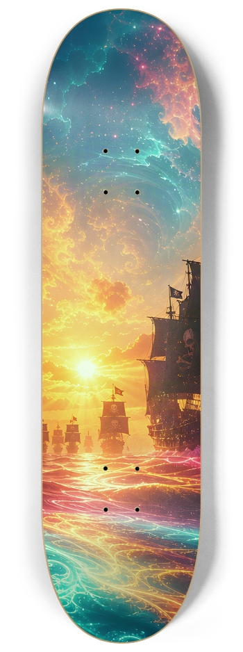 Pirate Ships on Fractal Sea #1 #3