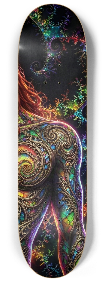 Gay Fractal Man #79 #3 8-1/4 Skateboard Deck