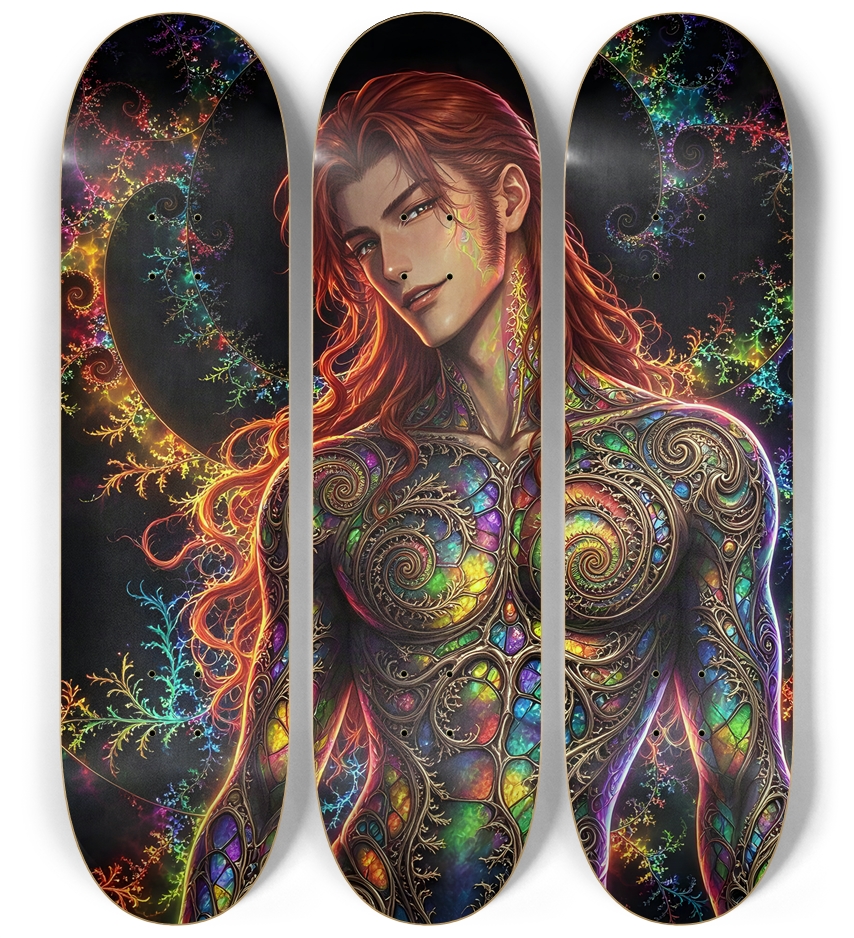 Gay Fractal Man #79 3 Deck Wall Series