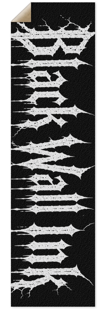 Black Wall Ink Custom SKATEBOARD Griptape