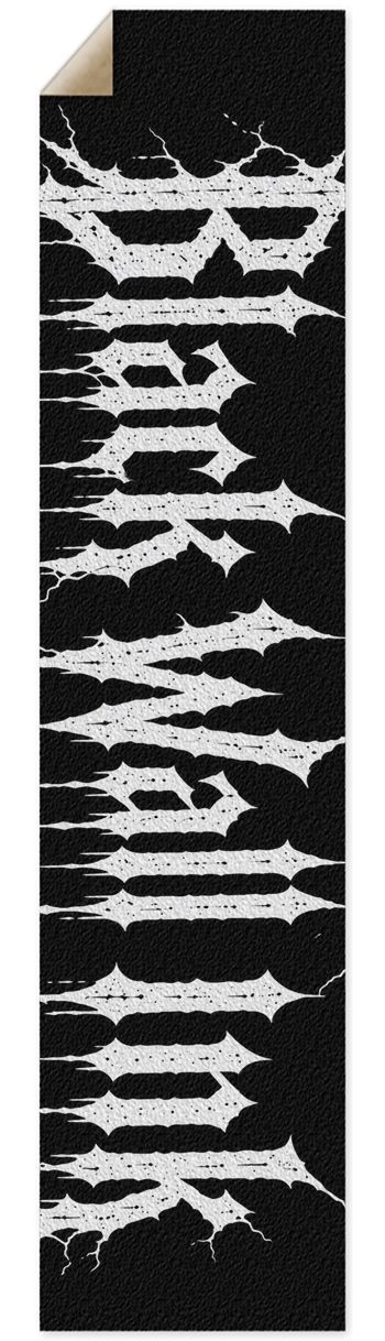 Black Wall Ink Custom LONGBOARD Griptape
