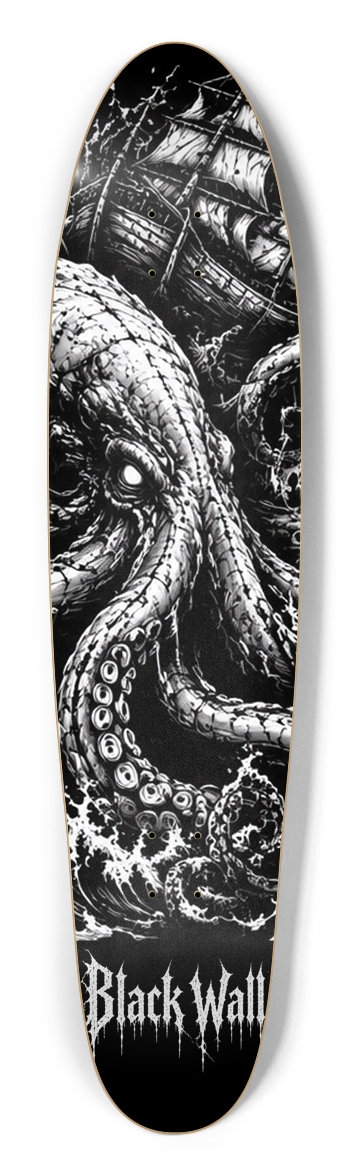 Black Wall Custom Longboard Longboard Shape