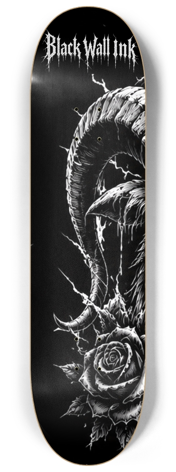 Black Wall Custom Skateboard Wall Series #1