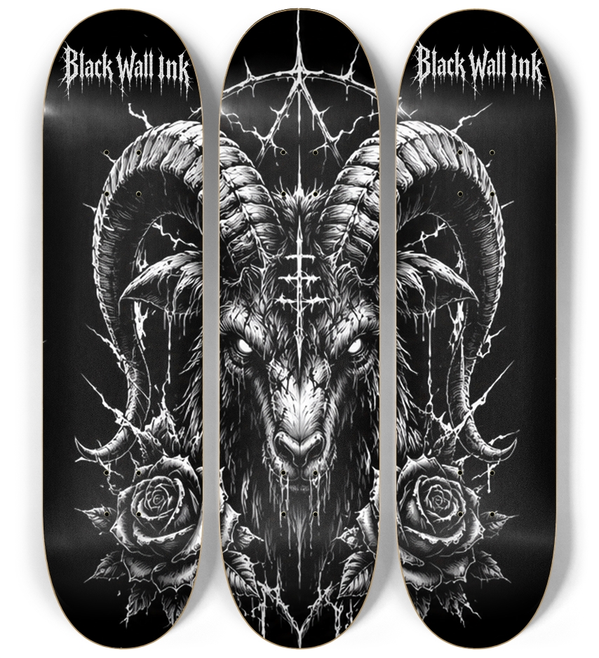 Black Wall Custom Skateboard Wall Series