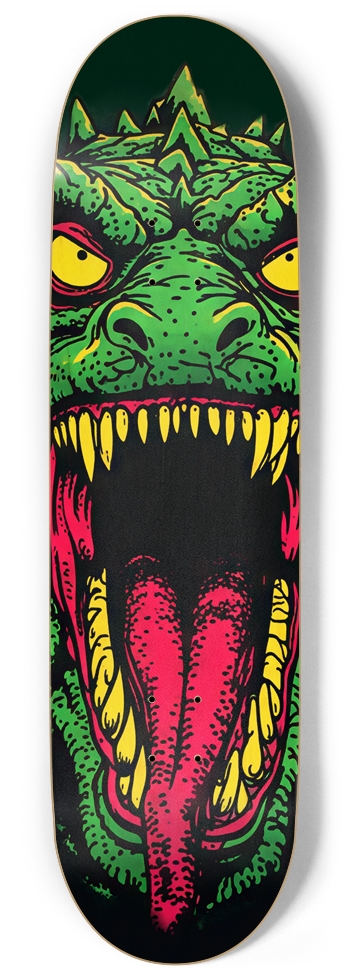 EMO GODZILLA SHIN CAP DECK 01 ALL NATURAL BAMBOO DECK 9 Inch Skateboard