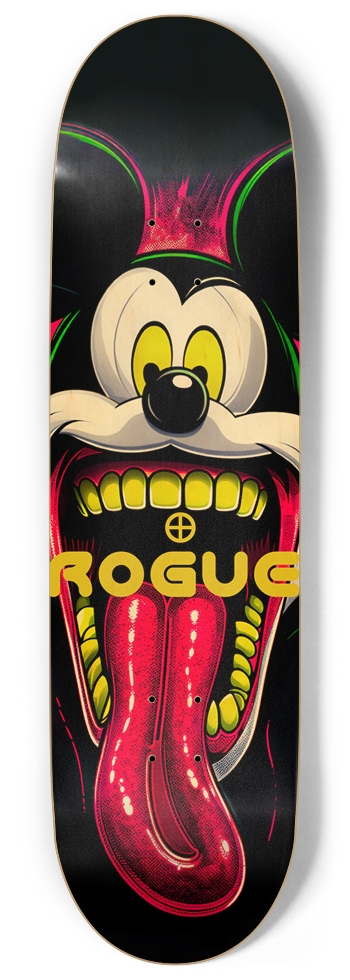 ROGUE JUNGLE MOUSE TRAP DECK 02 ALL NATURAL BAMBOO DECK 9 Inch Skateboard