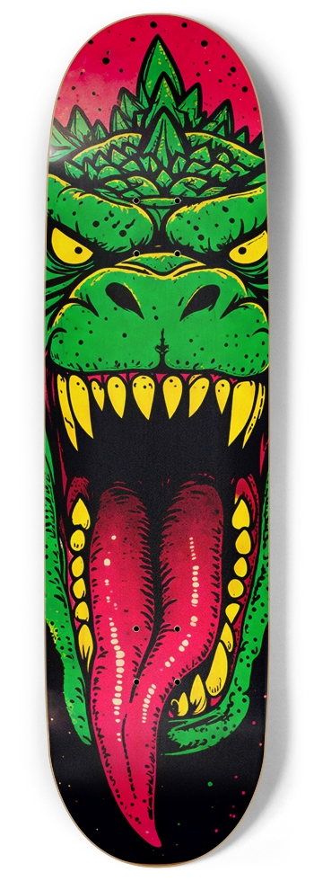 GODZILLA SHIN DECK 01 ALL NATURAL BAMBOO DECK 9 Inch Skateboard