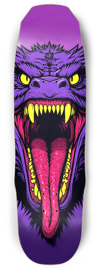 DRAGON DROP DECK 03 ALL NATURAL BAMBOO DECK Sledge