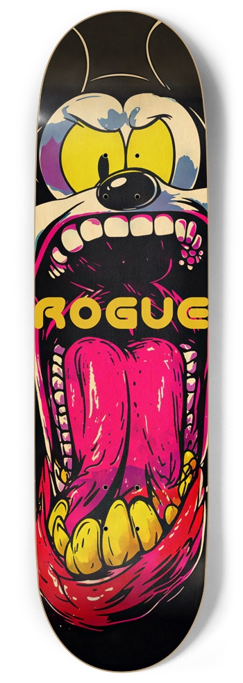 ROGUE DIRTY MOUSE DECK 01 ALL NATURAL BAMBOO DECK 9 Inch Skateboard