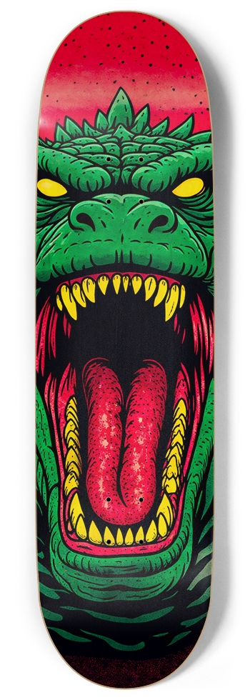 Gojira Godzilla DECK 01 ALL NATURAL BAMBOO DECK 9 Inch Skateboard