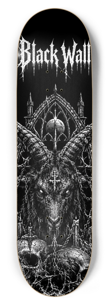 Black Wall Custom Skateboard