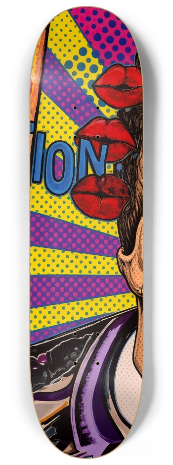 Love & Hate Big Skull - Wall Series #1 8-1/4 Skateboard Deck