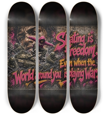 SKATING IS FREEDOM - Wall Series