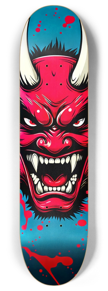 MIAMI DEVIL DECK 01 SUPER RARE ALL NATURAL BAMBOO DECK 8 Inch Skateboard Deck