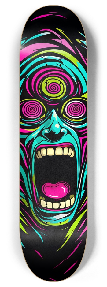 PSYCHO STICK RETREAD DECK 014 VISION QUEST COMMAND 8 Inch Skateboard Deck