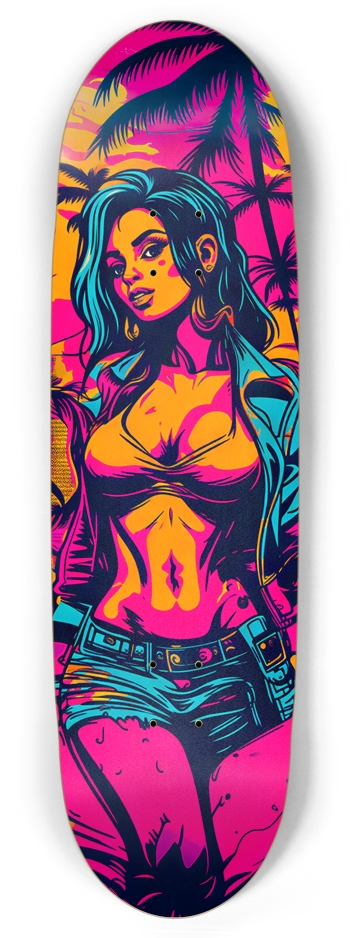 MIAMI DADE FLY GIRL OPIUM DECK 01 GTA EDITION Football Shape