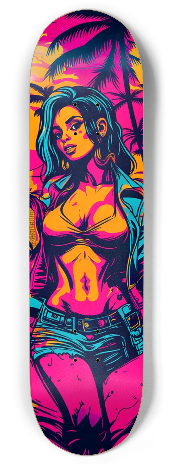 MIAMI DADE FLY GIRL OPIUM DECK 01 GTA EDITION Twin Tail 8.375