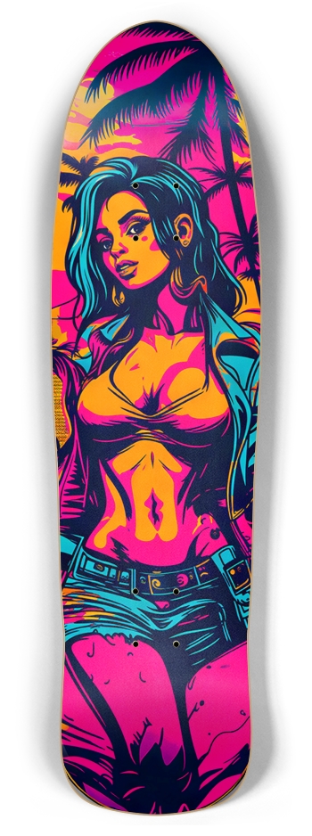 MIAMI DADE FLY GIRL OPIUM DECK 01 GTA LIMITED BAMBOO EDITION LIQUID VISION Retro Rocket