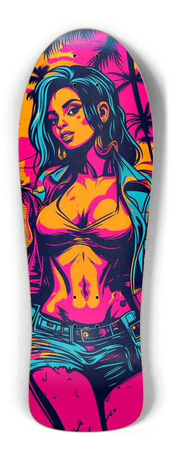 MIAMI DADE FLY GIRL OPIUM DECK 01 GTA EDITION Old School Shape