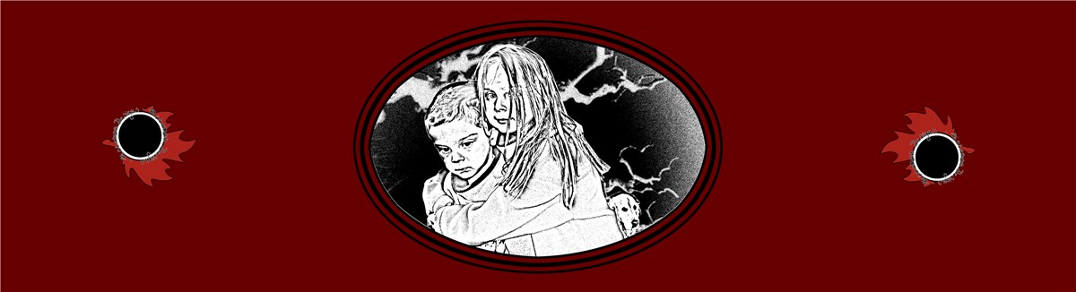 The Haunted- Burgandy 8 Inch Skateboard Deck