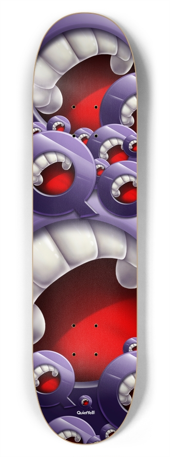 QuietYell 001: 7-3/4 All-Around Deck 7-3/4 Skateboard Deck