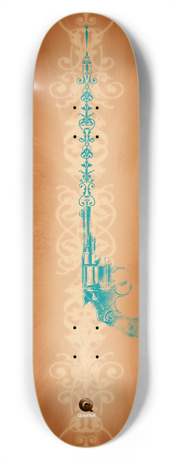 Gun 001 : 7-3/4 All-Around Deck 7-3/4 Skateboard Deck