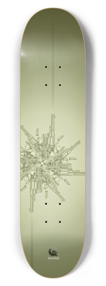 Gun 002 : 7-3/4 All-Around Deck 7-3/4 Skateboard Deck