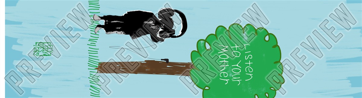 Listen to your mother 7-3/4 Skateboard Deck