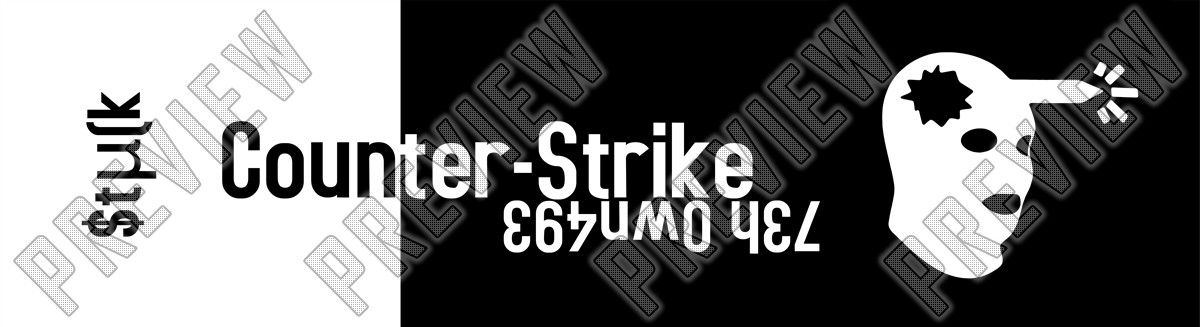 Counter-Strike Deck 7-5/8 Skateboard Deck